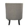 NicBex 1pc Accent Chair with  Button Tufted Textured Fabric Solid Wood Lounge Chair Reading Chair Comfy Chair for Living Room Bedroom Studio - 3 of 4