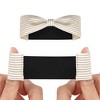 INSPIRE CHIC Women's Leather Bowknot Detachable Elastic Shoe Heels Strap Band - 2 of 4