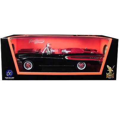 1958 Edsel Citation Convertible Black 1/18 Diecast Model Car by Road Signature