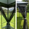 VYNXARIA 10*10 Outdoor Patio Gazebo Canopy Tent With Ventilated Double Roof And Mosquito net(Detachable Mesh Screen On All Sides)£¬Gray - 3 of 4