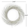 24" PAPER WREATH WITH LED LIGHTS - 2 of 3