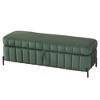 Lyngins Velvet Storage Ottomanes with Metal Legs,Modern Upholstered Storage Bench,Storage Bench Benches for Living Room,Bedroom - 4 of 4