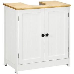 Aghana Digitals Under-Sink Bathroom Storage Cabinet with Adjustable Shelf, U-Shaped Design for Sink - 1 of 4