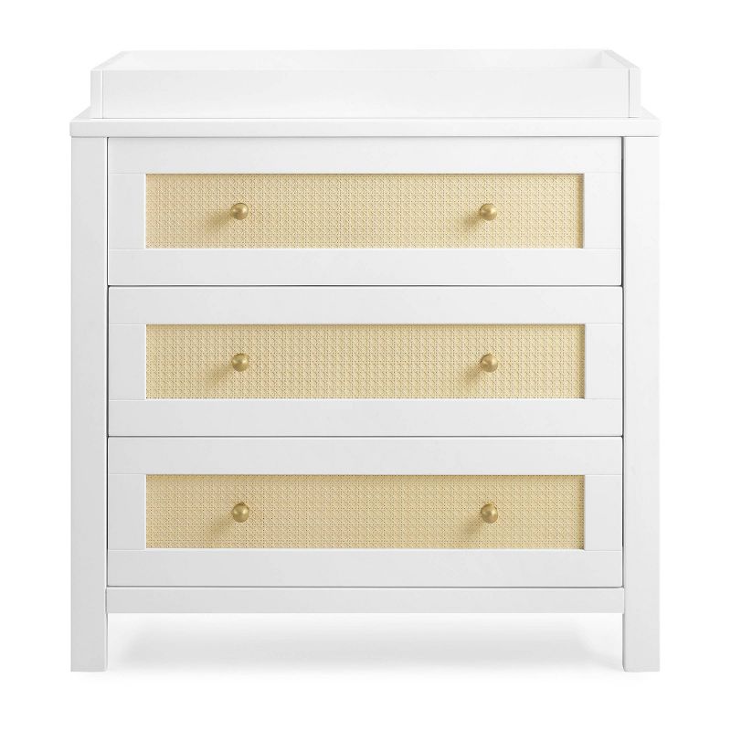 Simmons Kids' Theo 3 Drawer Dresser with Changing Top - Greenguard Gold Certified, 1 of 16