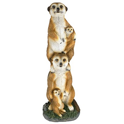 Design Toscano Meerkat Generations Garden Statue - Multicolored