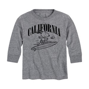 Boys' - Peanuts - California Long Sleeve Graphic T-Shirt - 1 of 4