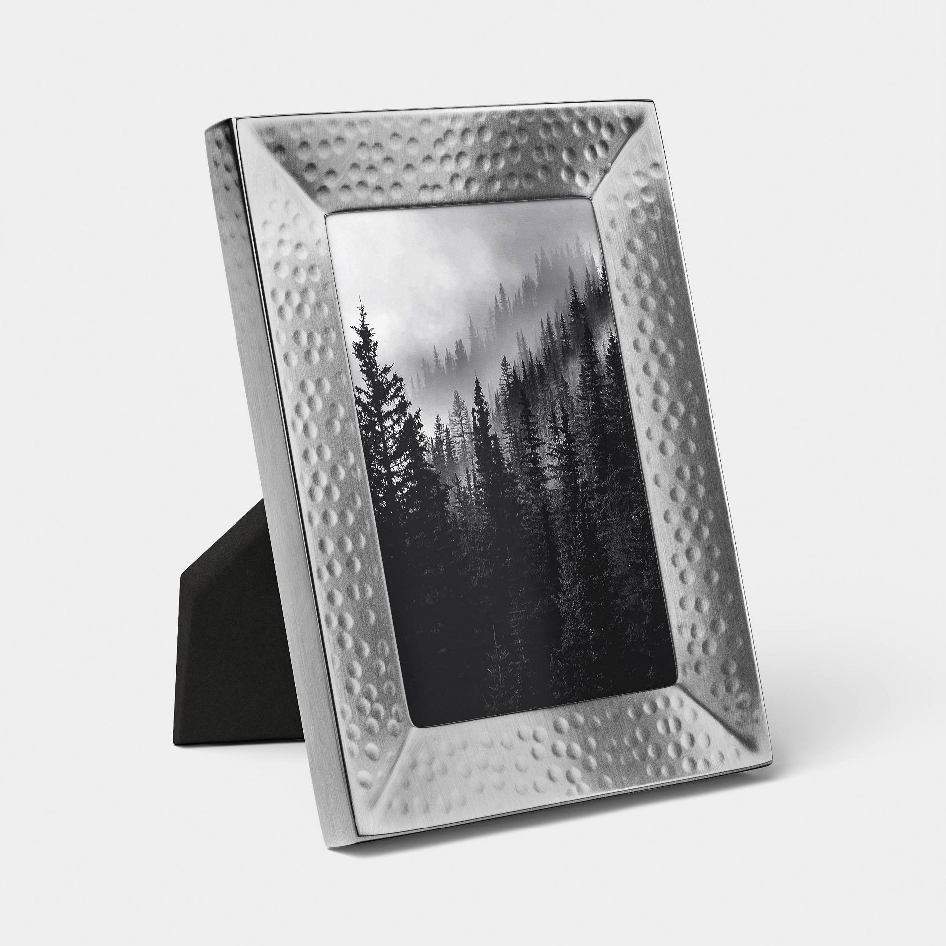 4"x6" Hammered Metal Frame - Threshold™
