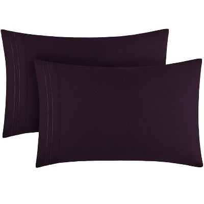Mellanni Brushed Microfiber Pillowcase Set of 2
