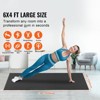 VEVOR Exercise Mat, Non Slip High Density Premium Yoga Mat, Exercise Yoga Mat for Men & Women, Fitness & Exercise Mat with Bag & Carry Strap - 3 of 4