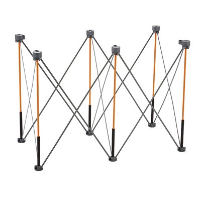 Bora Tool CTC6 Heavy Duty Steel Portable Folding Centipede 2Ft x 4Ft x 3Ft Tall Workbench Height Work Stand Base with 2500 Pound Weight Capacity