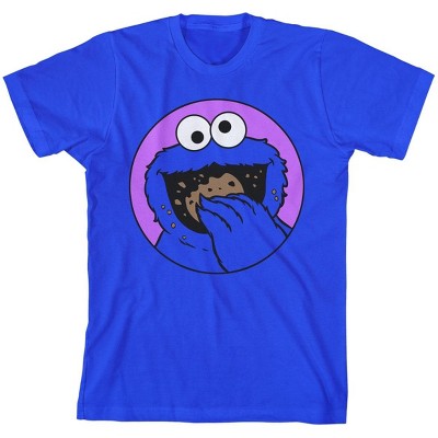 SomewhereintimebyJJ Sesame Street Cookie Monster T-Shirt (I1)