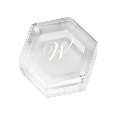 Personalization Mall Classic Celebrations Personalized Acrylic Ring Box