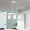 Livex Lighting Harding 3 - Light Chandelier in  Brushed Nickel - 4 of 4