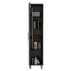 GlasFlength Decorative Storage Cabinets Modern Accent Storage Cabinet with 1 Door Free standing Cabinet for Living Room, Gray, 11.7"*15.7"*70.8" - 4 of 4