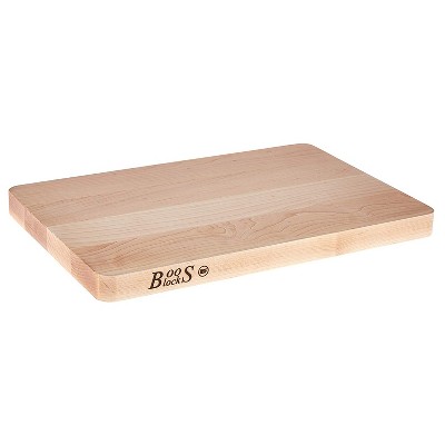 John Boos Block 214 Chop-N-Slice 20 x 15 Inch Northern Maple Hard Wood Reversible Kitchen Cutting Board