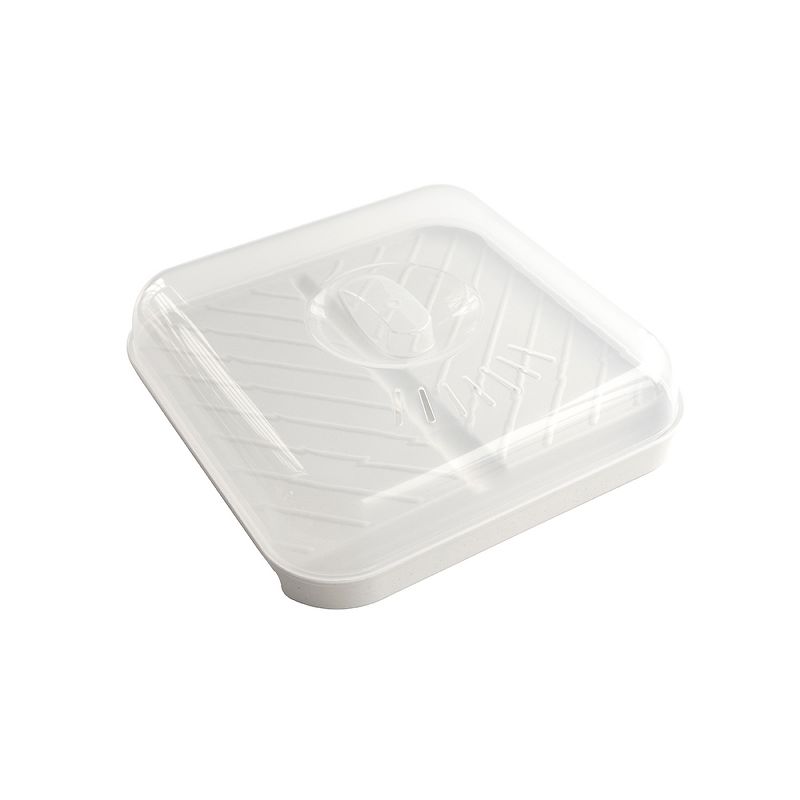 Nordic Ware Microwave Slanted Bacon Tray With Lid, 3 of 9