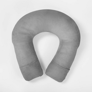 Sensory Support Pillow with Pocket Gray - Pillowfort
