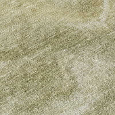 HomeRoots 5' X 8' Sage And Ivory Abstract Washable Indoor Outdoor Area Rug