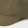 Men's Nylon 5 Panel Baseball Hat - Goodfellow & Co™ Olive Green - image 4 of 4