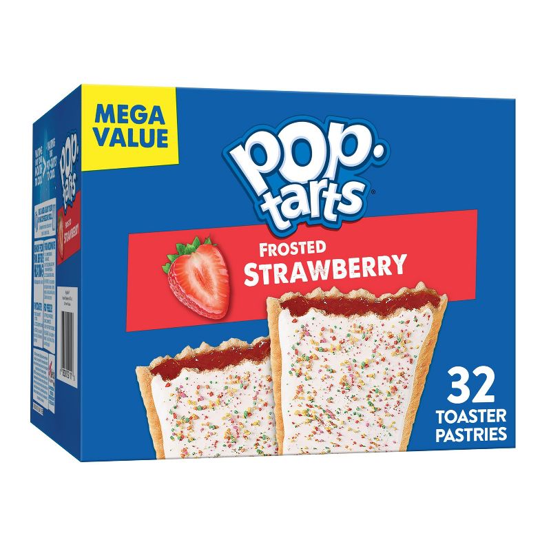 Pop-Tarts Frosted Strawberry Pastries - 32ct / 54.1oz, 1 of 12