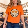 Simply Sage Market Pumpkin Leopard Smiley Short Sleeve Tee - 2 of 4