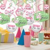 Big Dot of Happiness Golf Girl - Pink Birthday Party or Baby Shower Hanging Decor - Party Decoration Swirls - Set of 40 - 2 of 4