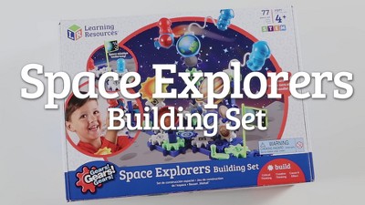 Learning Resources Gears! Gears! Gears! Space Explorers Building Set, Gears  & Construction Toy, Stem Toys, Gears For Kids, 77 Pieces, Ages 4+ : Target