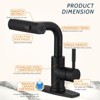 WOWOW 11.3 in. Single Handle Pull Down Sprayer Kitchen Faucet with Advanced Spray - 4 of 4