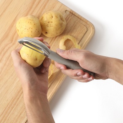 Calphalon Edge 6 Piece Stainless Steel Kitchen Tool & Gadget Set- Taupe — фото 4