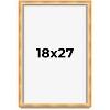 PosterPalooza | Minimalist Shadow Box Brown Picture Frame - UV Acrylic, Backing, Hanging Hardware - 2 of 4