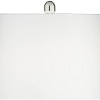 360 Lighting LED Modern Coastal Accent Table Lamps 24 1/2" High Set of 2 Scalloped White Ceramic Drum Shade for Bedroom Living Room Bedside Nightstand - 3 of 4