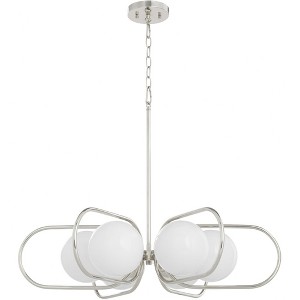 Quorum Lighting Belmont 6 - Light Chandelier in  Polished Nickel - 1 of 1