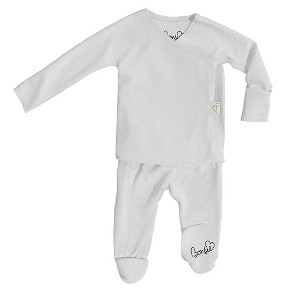 Bonsie Skin to Skin Babywear - Footie - Milk - 1 of 4