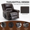 CAVINAS Power Lift Accent Chair, Heat Massage Recliner Chair with Side Pocket and USB Ports for Living Room, Office, Bedroom - 3 of 4