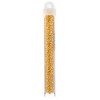 John Bead Miyuki Glass Seed Beads 11/0 (22gms), Light Gold Silver Lined [DB0002] - 2 of 2