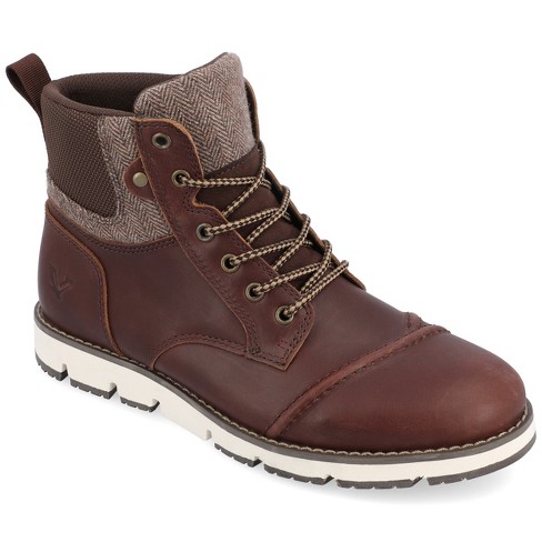 Territory Medium And Wide Width Mens Raider Tru Comfort Foam Lace-up Cap  Toe Ankle Boot, Brown 9.5w : Target