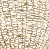 Contemporary Iron Metal Starburst Wall Mirror Gold - CosmoLiving by Cosmopolitan: 36.25" Modern Decor, No Assembly Required - 3 of 4