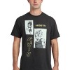 Dragon Ball Z Vegeta & Goku Character Panels Men’s Black Crew Neck Short Sleeve T-shirt - 3 of 3
