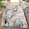 Washable Modern Abstract Living Room Area Rugs, Soft Non Slip Throw Carpet for Bedroom, Contemporary Floor Cover - 2 of 4