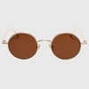 Anna-Kaci Women's Retro Round Metal Sunglasses - 2 of 3