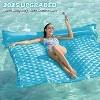 Jasonwell Floating Mat Pool Float - Giant Inflatable Water Mat for Pool, Lake & Beach, X-Large Lounge Raft for Adults & Kids (Blue) - 2 of 4