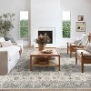 Washable Vintage Boho Area Rug for Living Room Distressed Large Oriental Accent Soft Rug Non-Slip Throw Carpet for Kitchen Office Living Room - 2 of 4