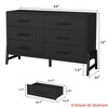 6 Dresser for Bedroom, 52 in Wide Dresser, Wide Drawer with Storage Freestanding, Wooden Closet Storage Chest for Living Room, Bedroom, Entryway - 2 of 4