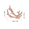 Unique Bargains Alloy Durable Elegant Sturdy Display Holders 2.36 Inch x 1.61 Inch x 1.1 Inch - 2 of 3