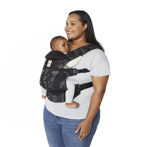 Ergobaby Omni Breeze All Carry Positions Breathable Mesh Baby Carrier For Newborn To Toddler Onyx Blooms Target