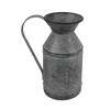 HomeRoots 11" Gray Metal Jug Vase - 4 of 4