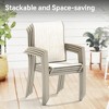 Grungis Metal Outdoor Chairs Set of 2,Patio Dining Chairs  for Dining Room,Backyard - 4 of 4