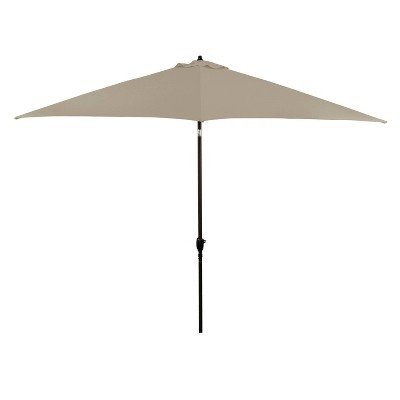 11" Aluminum Market Polyester Umbrella with Crank Lift - Astella