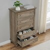 Jojoka 5 Drawer Dresser for Bedroom, Drawer of Chest with Metal Handles for Living Room - 2 of 4
