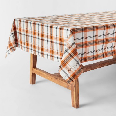 120" x 60" Cotton Plaid Tablecloth - Threshold™